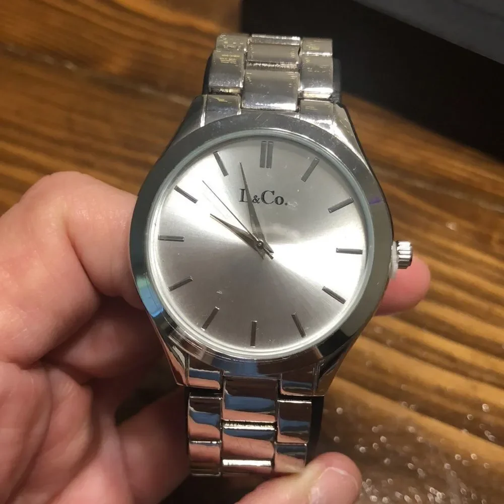 NWT L & C Timepieces and Leather Wallet Set
